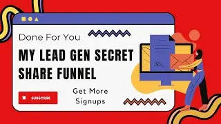 My Lead Gen Secret Share Funnel | Helps You Promote | MLGS Tutorial