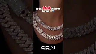 925 Silver Cuban Chain 💎 Moissanite Shine #Shorts #CubanChain #Moissanitejewelry