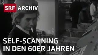 Selbsttipp-Kassen bei der Migros (1965) | Self-Scanning | SRF Archiv