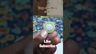 10 coin yoga day #currencypedia #rangcoin #masterji #coinageindia #viralshorts #rarecoins #antique