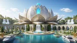 Inside the World’s Most Perfect White-Gold Luxury Palace | Celestial Mega Mansion Tour ✨👑