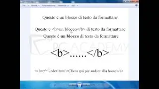 Corso HTML5 - Video Lezione di Esempio