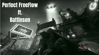 4 mins of Perfect Freeflow Combat in Batman Arkham Knight ft. Battinson