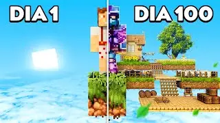 Sobreviví 100 Días en UN BLOQUE REALISTA