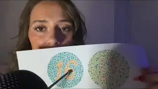 ASMR Eye Exam Roleplay / Charts / Light Test & Soft Spoken