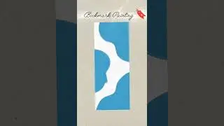 Easy Bookmark Idea - Aesthetic😍🔖#shorts #art #painting #bookmark #craft #aesthetic #nasheed #digital