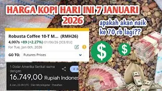 HARGA KOPI HARI INI TERBARU 7 JANUARI 2026