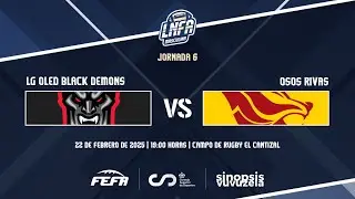 #LNFA 2024-2025 GAMEDAY 6 | LG Oled Black Demons - Osos Rivas