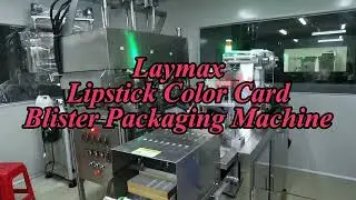 Lipstick & Liquid Foundation Blister Packaging Machine