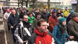 Marschiebig Wettstai Clique am 24. J&auml;nner 2016 in dr G80