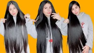 ASMR VERY SILKY LONG HAIR BRUSHING • HAIR FLIP • OVERFACE HAIR SWINGING • PONYTAIL BUN DROP •PIGTAIL