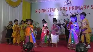 KASHMIR MAI TU KANYAKUMARI DANCE PERFORMANCE BY RISING STARS PRE-PRIMARY SCHOOL STUDENTS