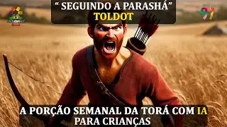 Como contar a Torá para crianças -Seguindo a parashá : TOLDOT - com IA- Hidabroot Brasil(2025)