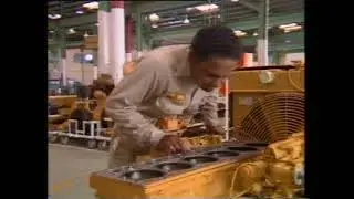 تركيب راس سلندر لمحرك كتربلر ديزل   Caterpillar