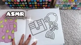 ASMR | Colorea conmigo Coco Wyo Fashion Vibes #coloring #ohuhumarkers 