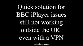 Не работает BBC iPlayer с VPN на Firestick? Попробуйте это быстрое решение!