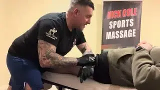 Quadriceps full sports massage technique - rugby player.  help my small business, like and subscribe