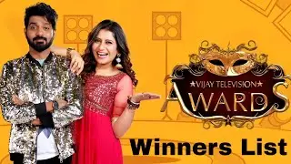 Vijay Television Awards 2025 Winners List | VAT 2025 | Vijay Tv