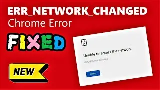 ERR_NETWORK_CHANGED FIXED | How to fix ERR NETWORK CHANGED Chrome Windows 10