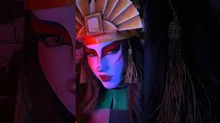 Ig: Yaislv🎀 Makeup Avatar Kyoshi🤍 #avatar #avatarlaleyendadeaang #avatarkyoshi