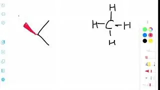 Learn Drawing 3D structure-Wedge dash line formula of Organic molecules