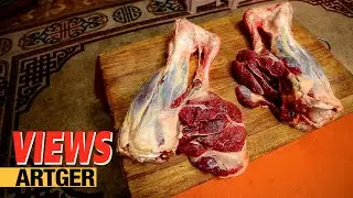 Mongolian GIANT Meat Dishes! Chef Gala's Four Masterpieces! Nomad Village Life