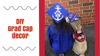 DIY Dog & Owner Grad Caps decor