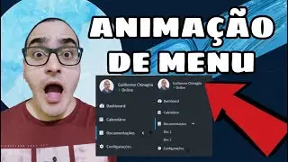 Como inserir animação em um menu responsivo