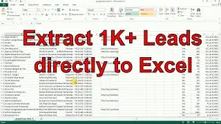 How to Extract Google Map data to excel automatically (Best web scraping technique)