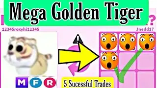 I Traded Mega Golden Tiger In Adopt Me Win/Fair/Lose