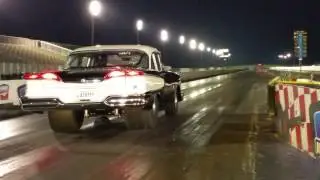 World's fastest Edsel. First night out at Memphis International Speedway