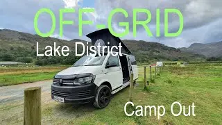 Off Grid Lake District Camp Out & Walk - VW T6 Camper Van