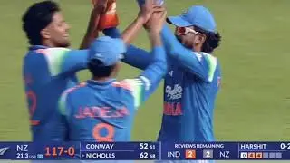 INDIAN BOWLING K MOMENT INDIA V/S NEWZEALAND MATCH FIRST MATCH ODI#youtube #sports #india #cricket