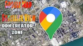 How to Turn On Google Map Satellite View | DDH Creator Zone