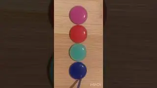 Mixing colors paint artwork