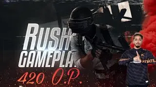 Rush Gameplay 🔥 || 420 Op || Gyro + Thumb