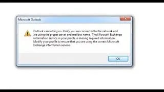 Outlook 2016 cannot log on