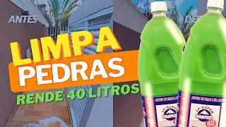 O MELHOR PRODUTO PARA LIMPAR PEDRAS E CAL&Ccedil;ADAS