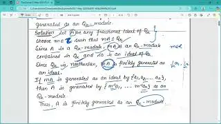 Fractional ideal |Unit-4 |Algebraic number theory