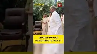 NCP-SCP Chief Sharad Pawar Pays Tribute to Ajit Pawar  | Maharashtra