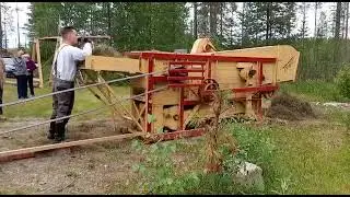 Wickstr&ouml;m 10-12hv, vm.1946 ja Teijo puimakone