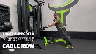 Chest-Supported Alternating Cable Row