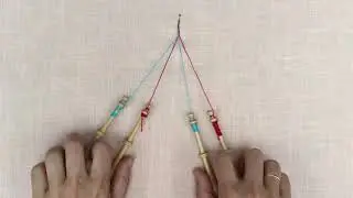 dentelle: faire une corde de 4