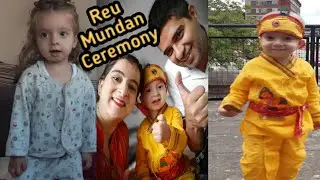 Reu Mundan || Baby First Hair cutting in lockdown ||Baby bald Ceremony at home 17.06.20  || Vlog-22