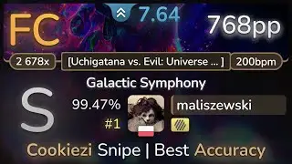 7.6⭐ maliszewski | Mandragora - Galactic Symphony [Uchigatana vs. Evil] +HD 99.47% FC #1 | 768pp