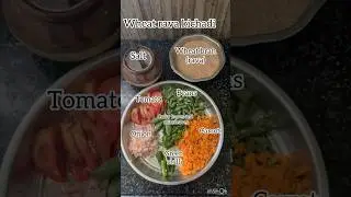 Weight loss - easy Godhuma rava kichadi #food #health #easyrecipe#shaky#weightloss#weightlossrecipe