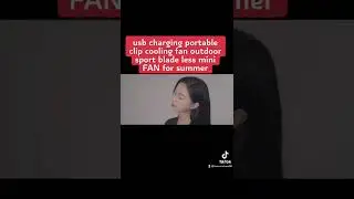 usb charging portable clip cooling fan outdoor
