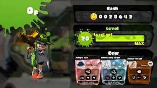 Splatoon: Online Gameplay #2: 4 Rainmaker Matches + Level 20 Get!