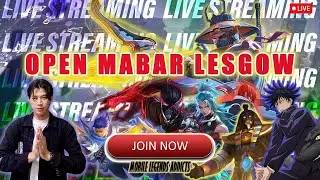 MABAR VIP GAS GLORY LESGOW ❗🔴 #mobilelegends #day33 #mediashareon #openmabar #pakhaji