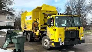 2nd day on route | Autocar New Way Sidewinder garbage truck | City of Columbus, OH